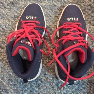Fila Red and Black Sneakers